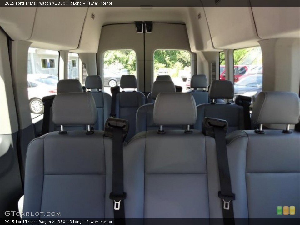 Pewter Interior Rear Seat for the 2015 Ford Transit Wagon XL 350 HR Long #105385627