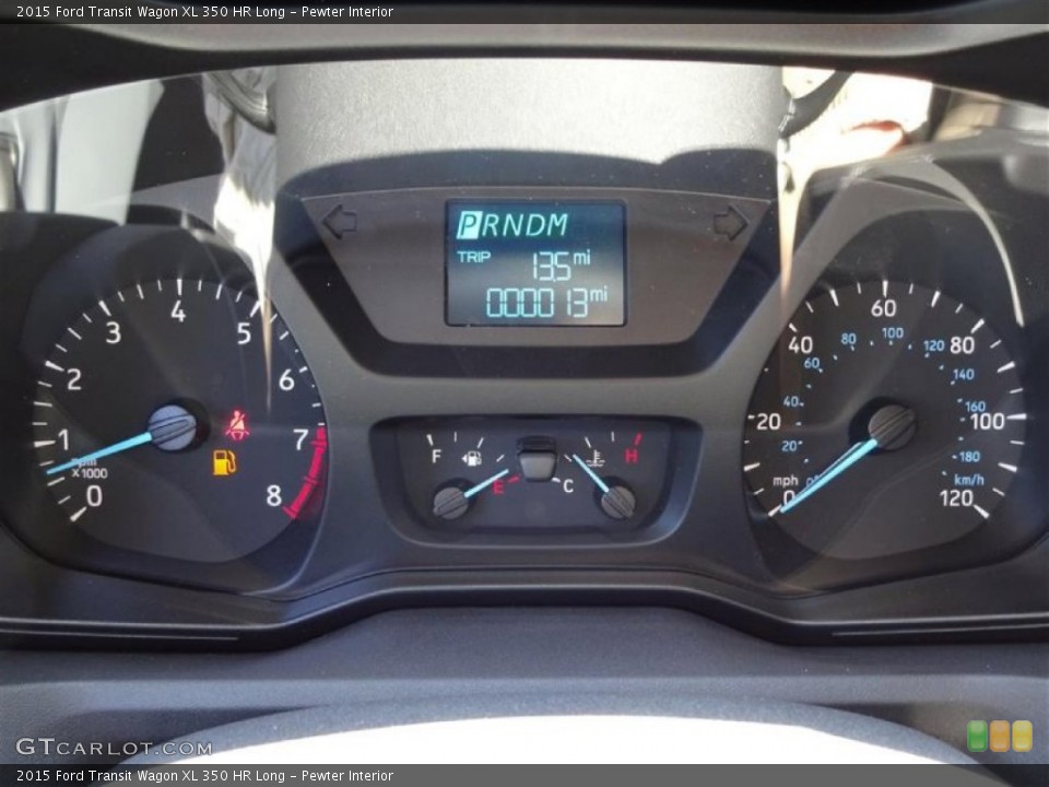 Pewter Interior Gauges for the 2015 Ford Transit Wagon XL 350 HR Long #105385666