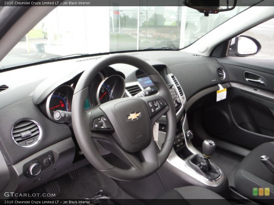 Jet Black Interior Dashboard for the 2016 Chevrolet Cruze Limited LT #105385855