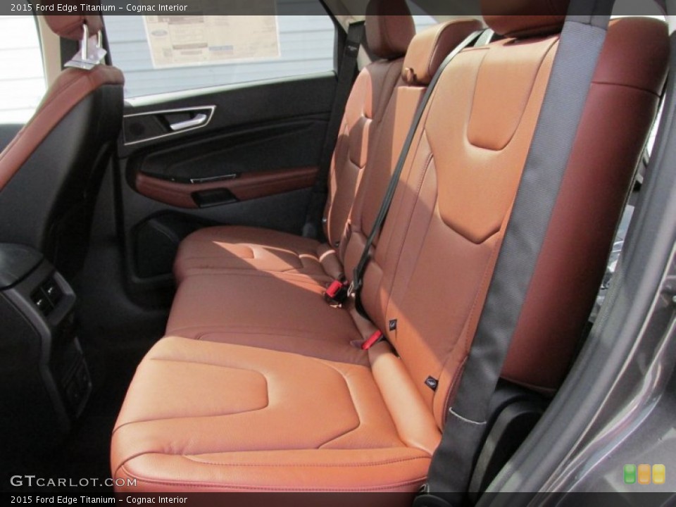 Cognac Interior Rear Seat for the 2015 Ford Edge Titanium #105394092