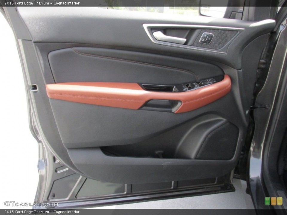 Cognac Interior Door Panel for the 2015 Ford Edge Titanium #105394110