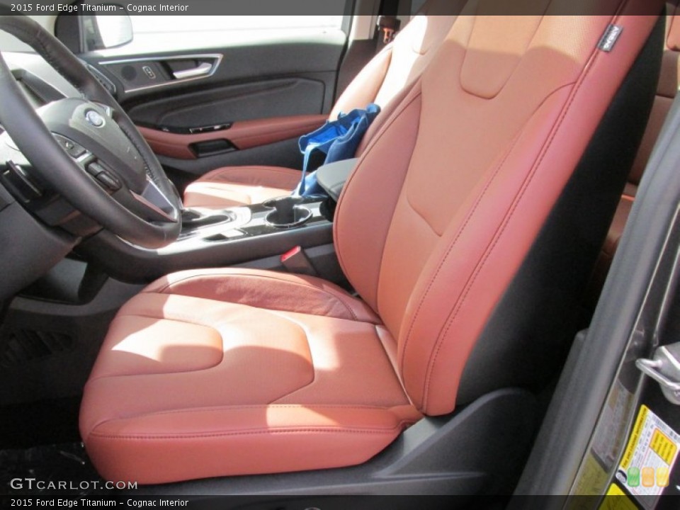 Cognac Interior Front Seat for the 2015 Ford Edge Titanium #105394164