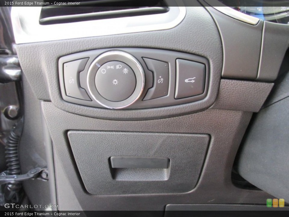 Cognac Interior Controls for the 2015 Ford Edge Titanium #105394338