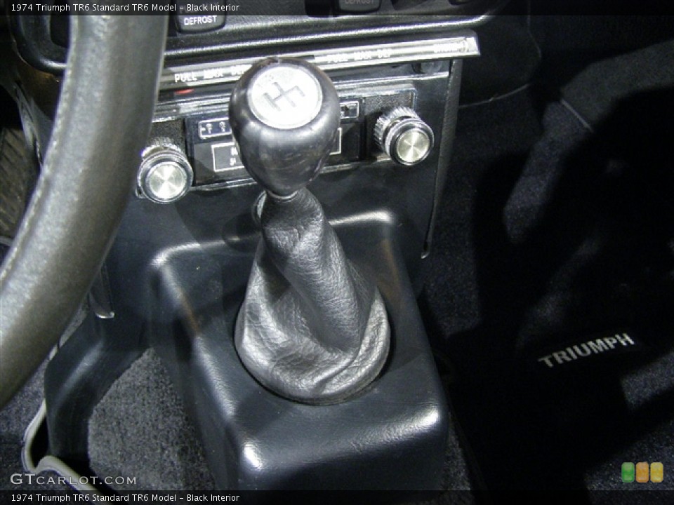 Black Interior Transmission for the 1974 Triumph TR6  #105408
