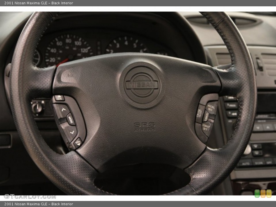 Black Interior Steering Wheel for the 2001 Nissan Maxima GLE #105411294