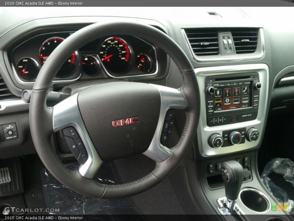 Ebony Interior Dashboard for the 2016 GMC Acadia SLE AWD #105417285
