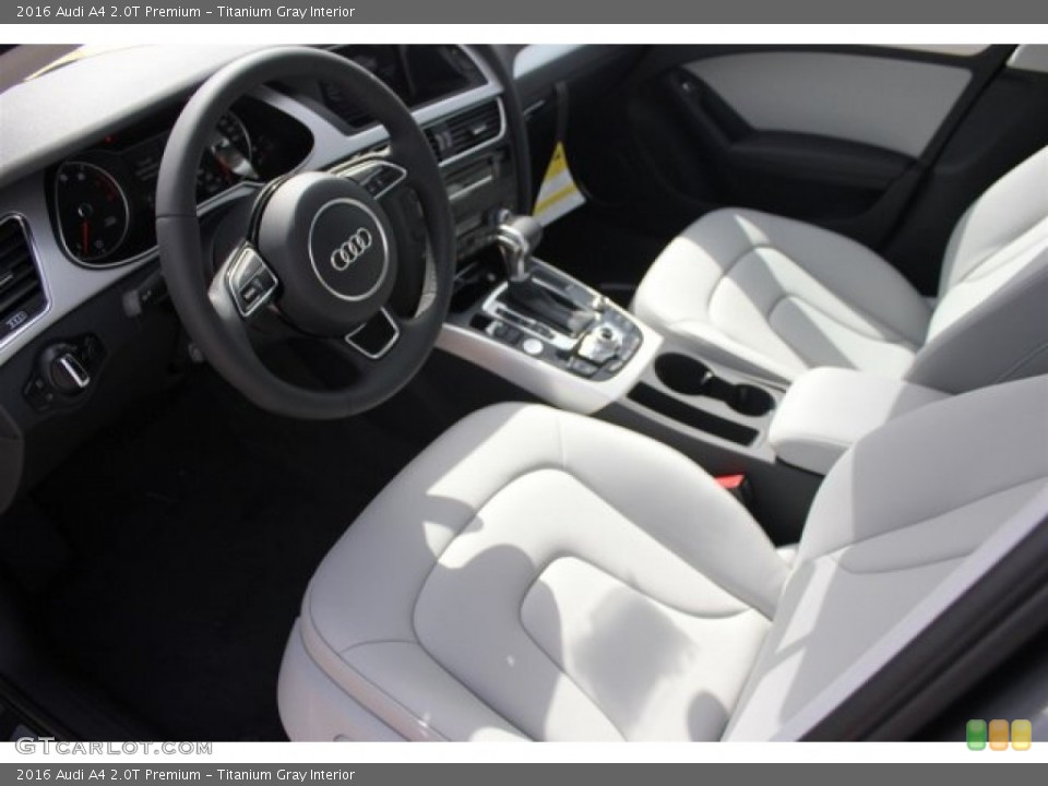 Titanium Gray Interior Photo for the 2016 Audi A4 2.0T Premium #105428063