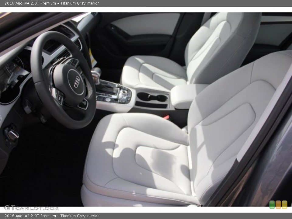 Titanium Gray 2016 Audi A4 Interiors