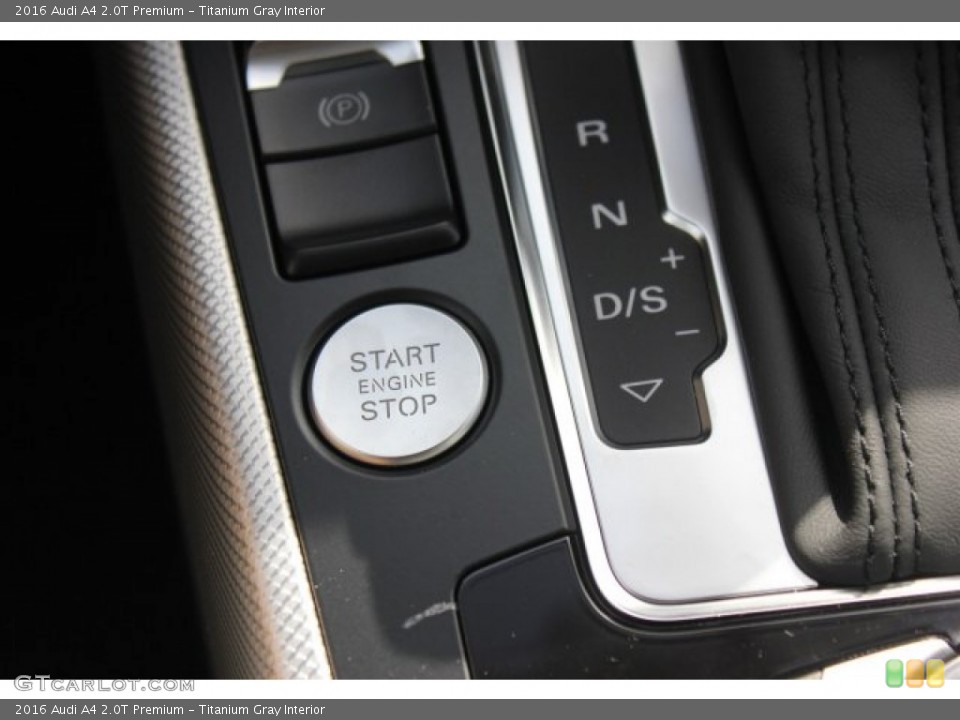 Titanium Gray Interior Controls for the 2016 Audi A4 2.0T Premium #105428162