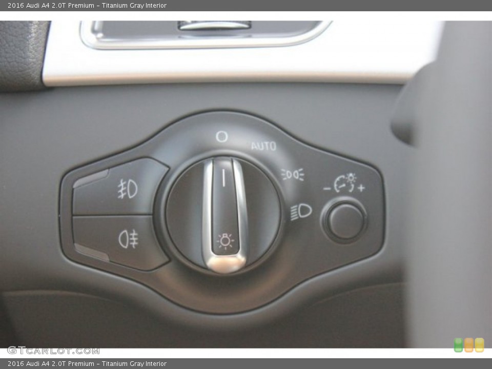 Titanium Gray Interior Controls for the 2016 Audi A4 2.0T Premium #105428438