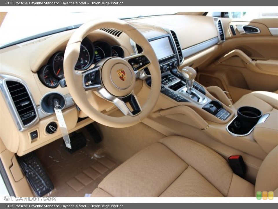 Luxor Beige Interior Prime Interior for the 2016 Porsche Cayenne  #105430634