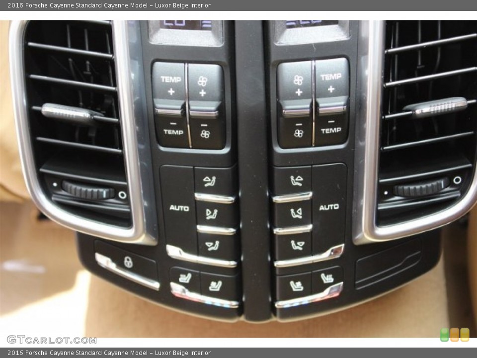 Luxor Beige Interior Controls for the 2016 Porsche Cayenne  #105431138