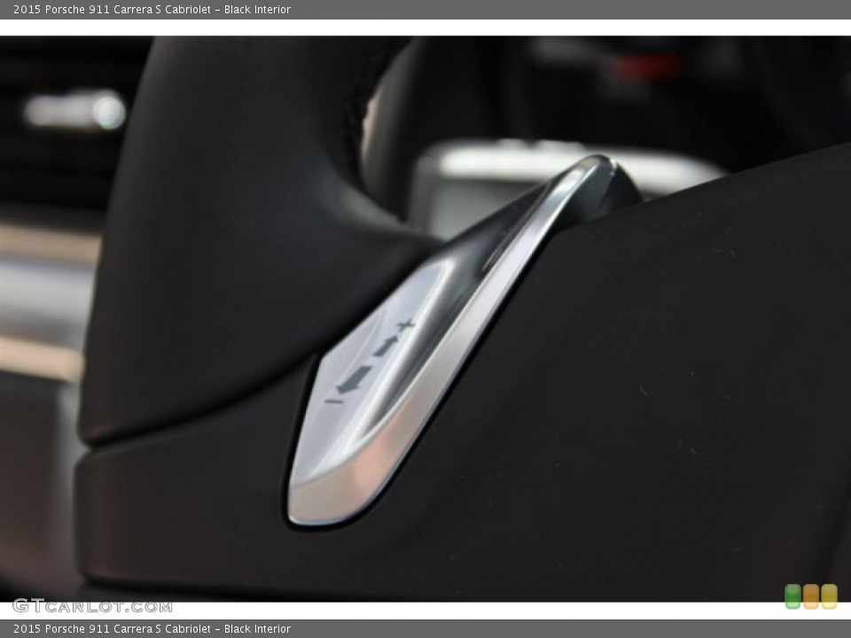 Black Interior Transmission for the 2015 Porsche 911 Carrera S Cabriolet #105432227