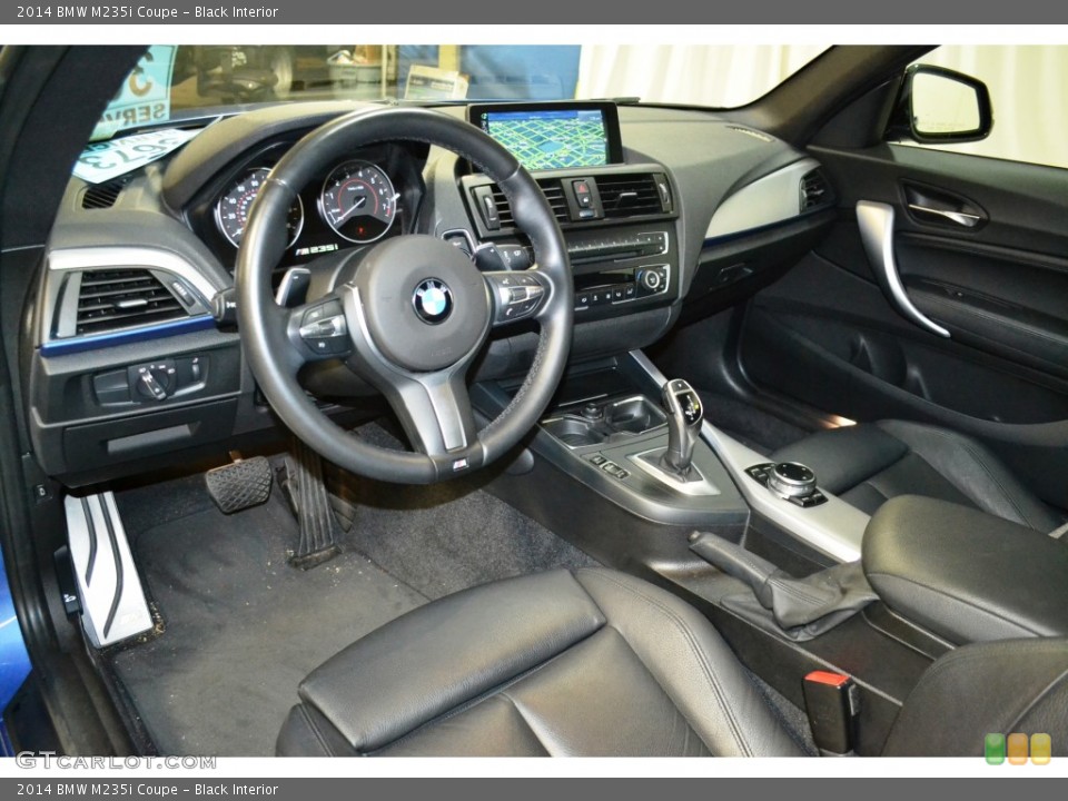 Black 2014 BMW M235i Interiors