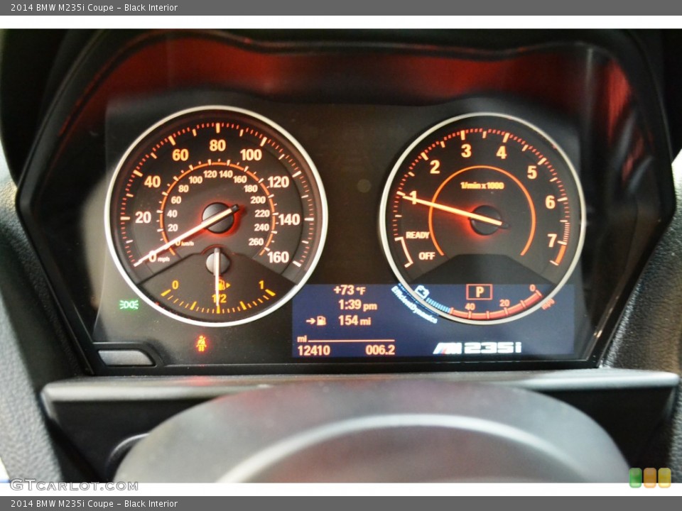 Black Interior Gauges for the 2014 BMW M235i Coupe #105443319