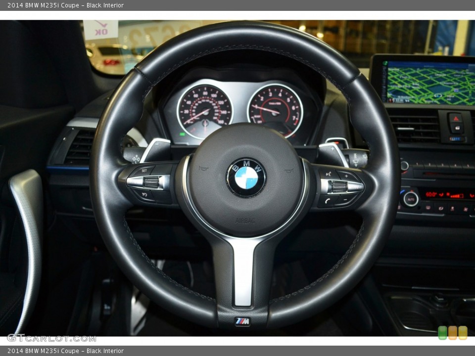 Black Interior Steering Wheel for the 2014 BMW M235i Coupe #105443372