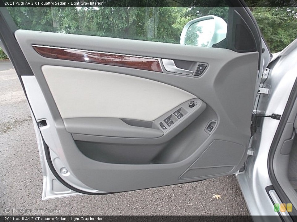 Light Gray Interior Door Panel for the 2011 Audi A4 2.0T quattro Sedan #105447344