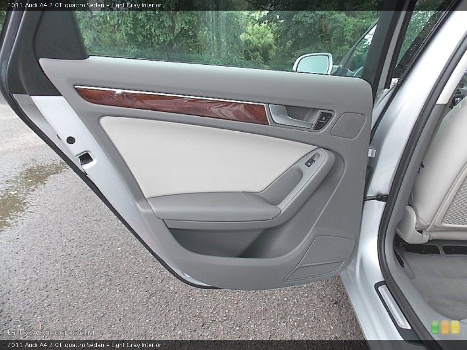 Light Gray Interior Door Panel for the 2011 Audi A4 2.0T quattro Sedan #105447449