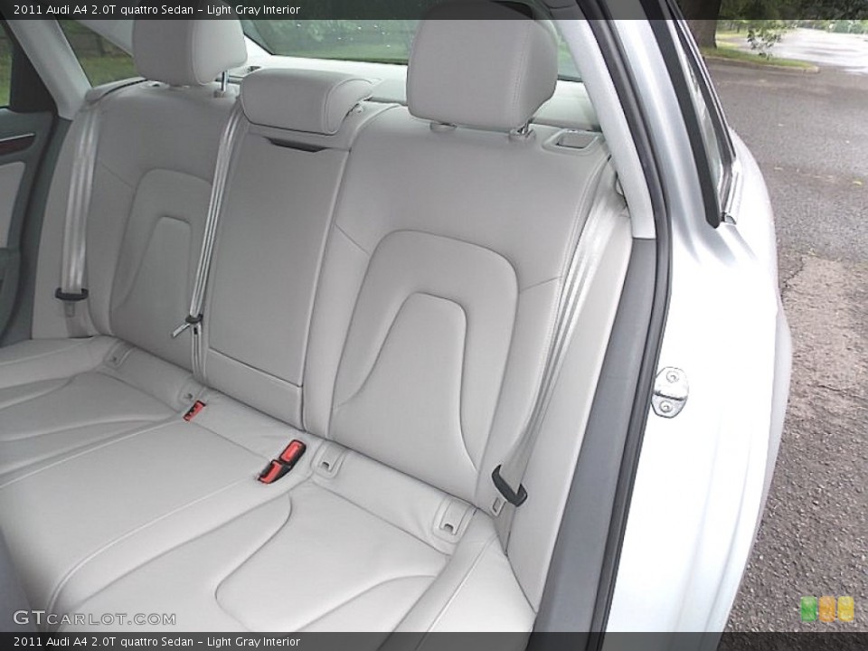 Light Gray Interior Rear Seat for the 2011 Audi A4 2.0T quattro Sedan #105447467