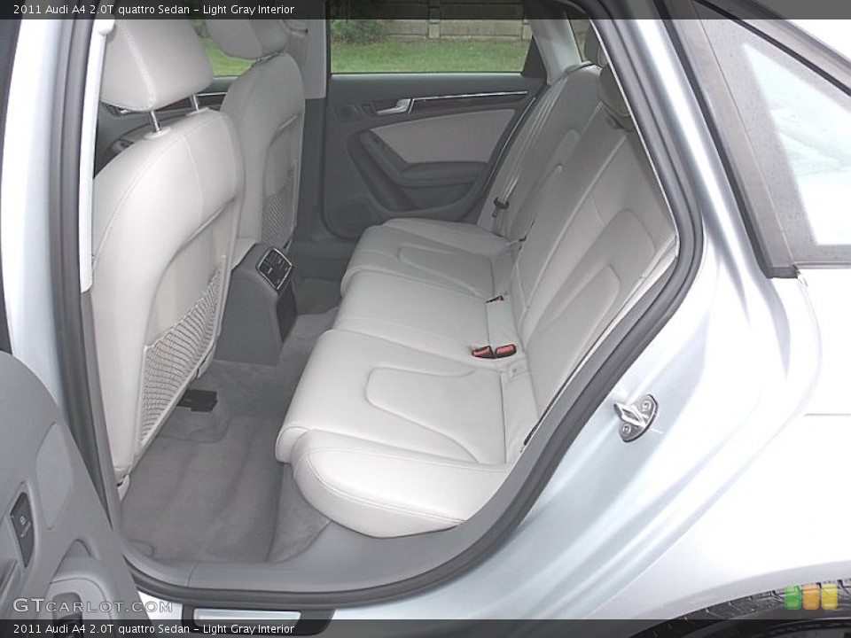 Light Gray Interior Rear Seat for the 2011 Audi A4 2.0T quattro Sedan #105447488