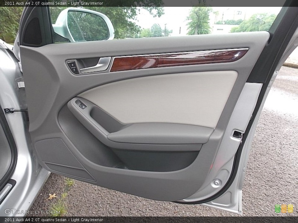 Light Gray Interior Door Panel for the 2011 Audi A4 2.0T quattro Sedan #105447506