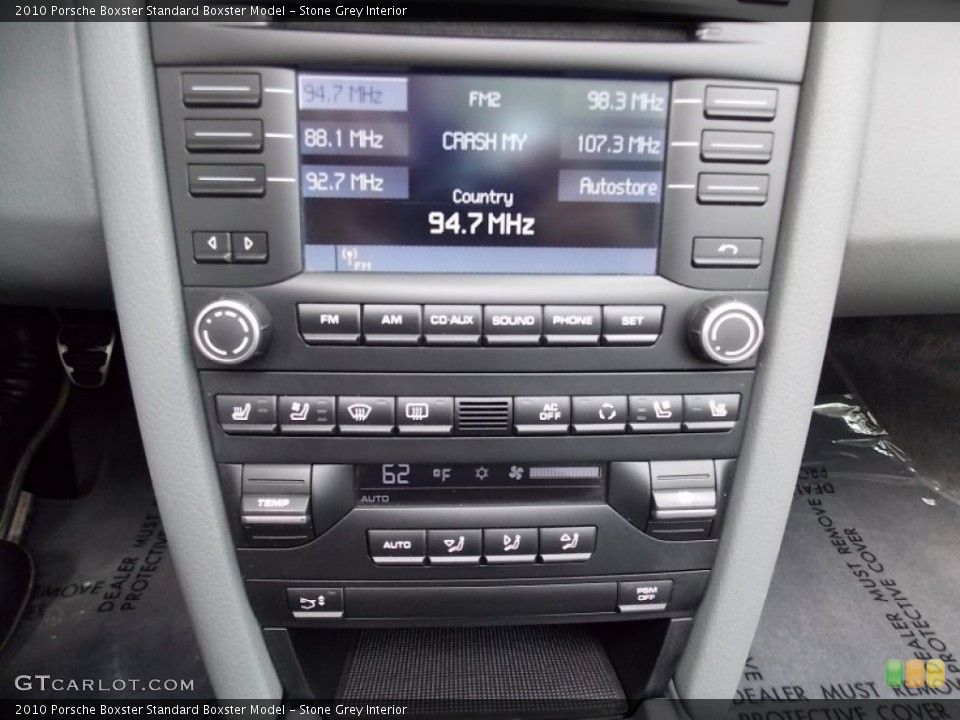 Stone Grey Interior Controls for the 2010 Porsche Boxster  #105448706