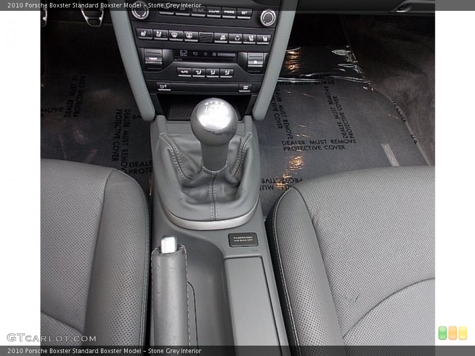 Stone Grey Interior Transmission for the 2010 Porsche Boxster  #105448727