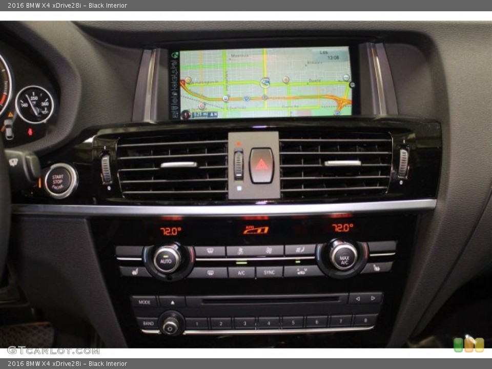 Black Interior Controls for the 2016 BMW X4 xDrive28i #105448976