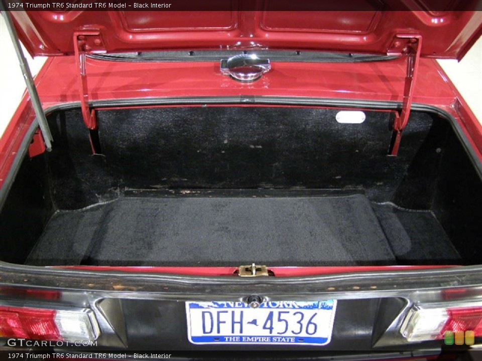 Black Interior Trunk for the 1974 Triumph TR6  #105450
