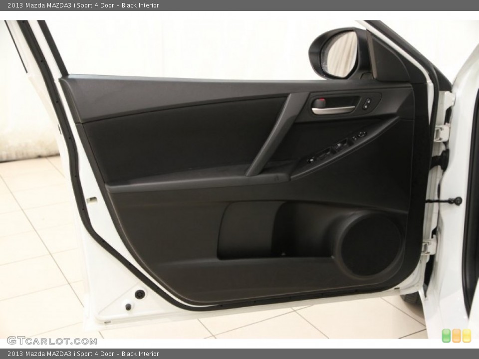 Black Interior Door Panel for the 2013 Mazda MAZDA3 i Sport 4 Door #105451400