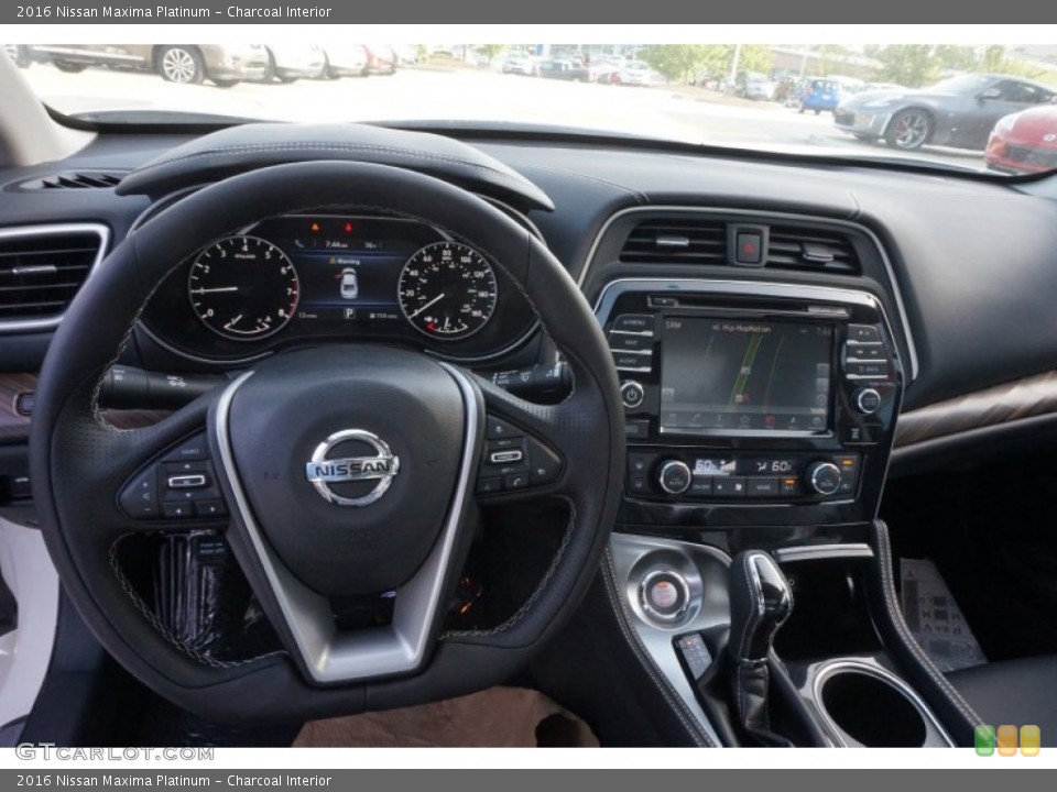 Charcoal Interior Dashboard for the 2016 Nissan Maxima Platinum #105452102