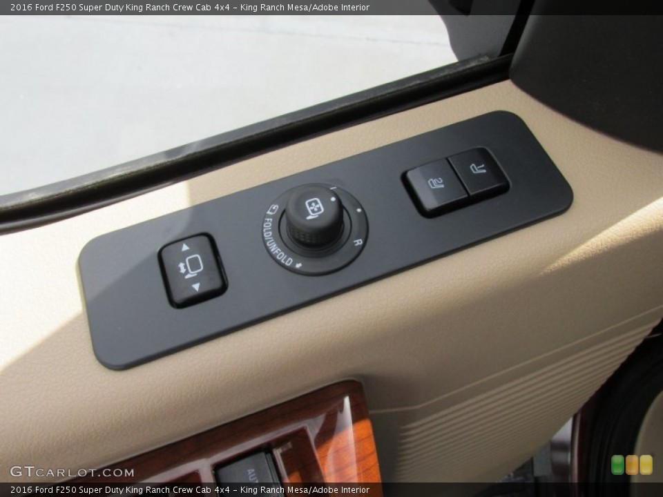 King Ranch Mesa/Adobe Interior Controls for the 2016 Ford F250 Super Duty King Ranch Crew Cab 4x4 #105453965