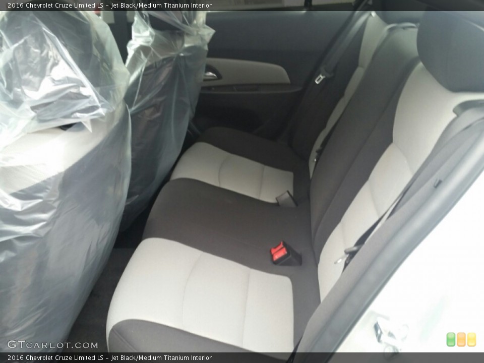 Jet Black/Medium Titanium Interior Rear Seat for the 2016 Chevrolet Cruze Limited LS #105454034