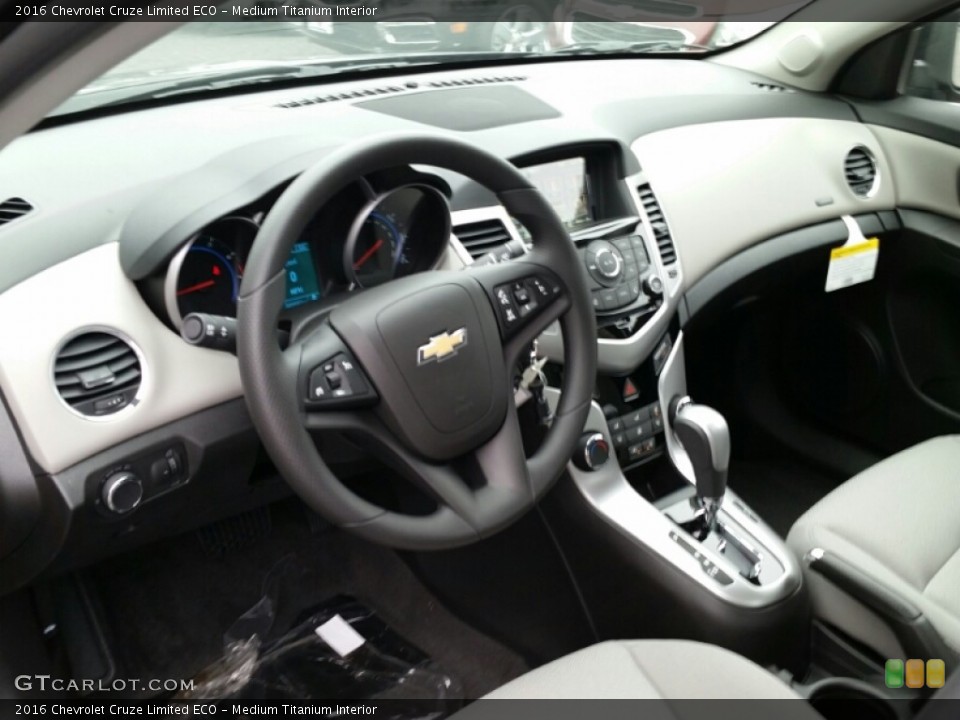 Medium Titanium 2016 Chevrolet Cruze Limited Interiors
