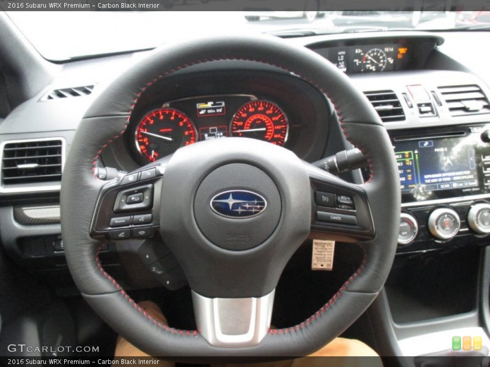 Carbon Black Interior Steering Wheel for the 2016 Subaru WRX Premium #105457160