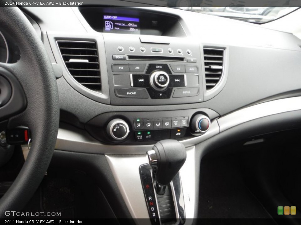 Black Interior Controls for the 2014 Honda CR-V EX AWD #105459207