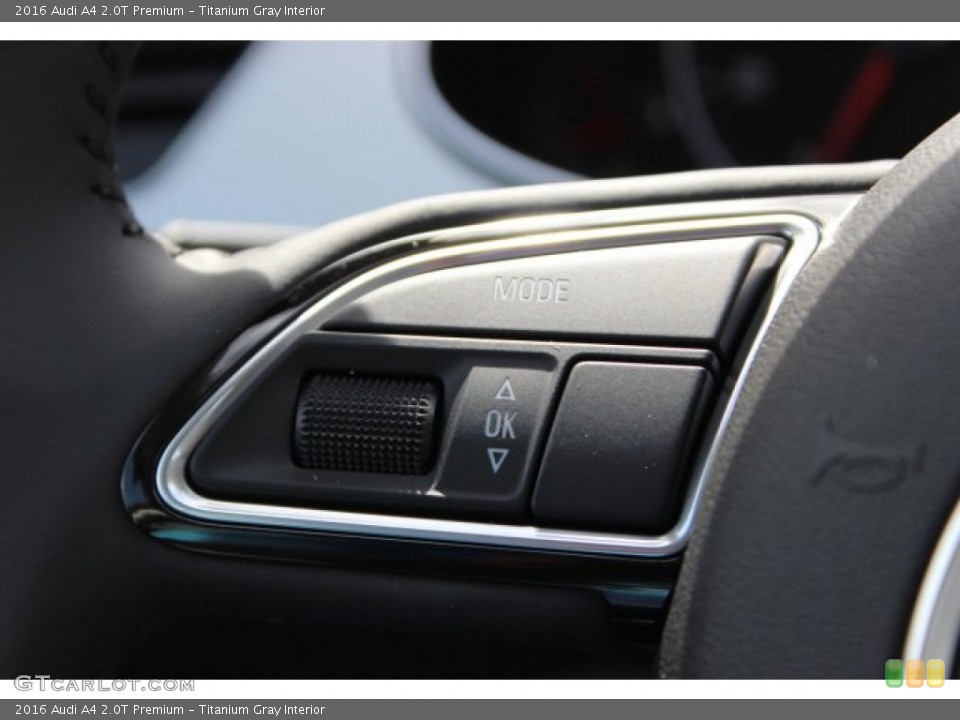 Titanium Gray Interior Controls for the 2016 Audi A4 2.0T Premium #105466893
