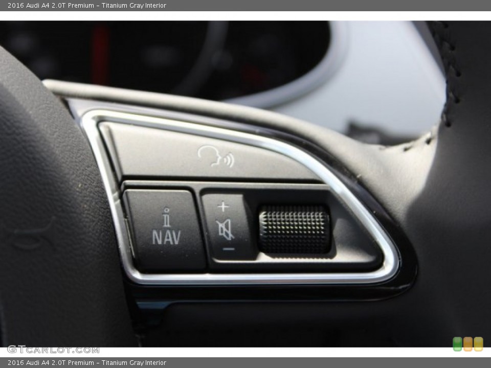 Titanium Gray Interior Controls for the 2016 Audi A4 2.0T Premium #105466899
