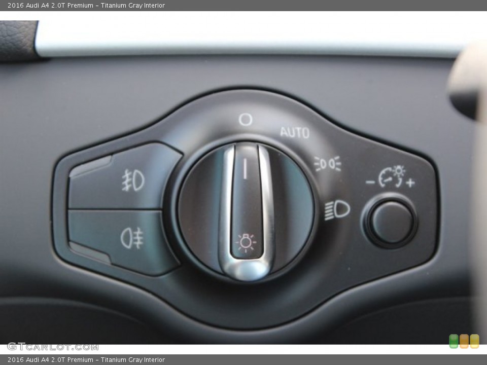 Titanium Gray Interior Controls for the 2016 Audi A4 2.0T Premium #105466914