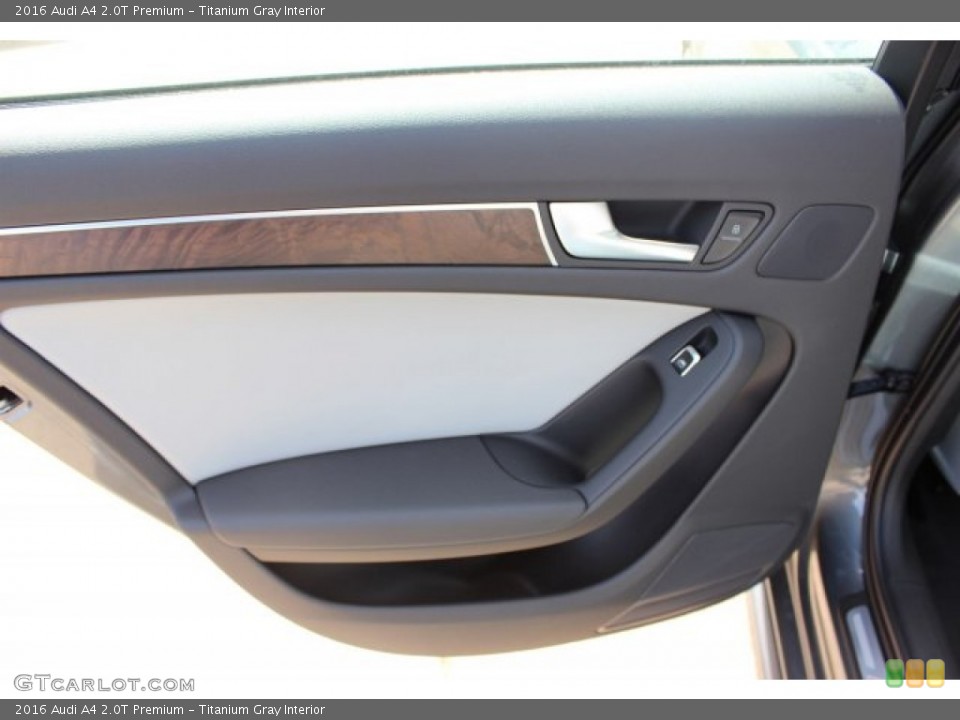 Titanium Gray Interior Door Panel for the 2016 Audi A4 2.0T Premium #105466941