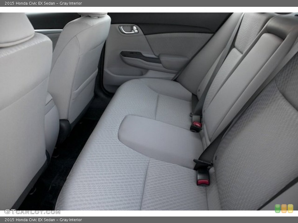 Gray Interior Rear Seat for the 2015 Honda Civic EX Sedan #105467640