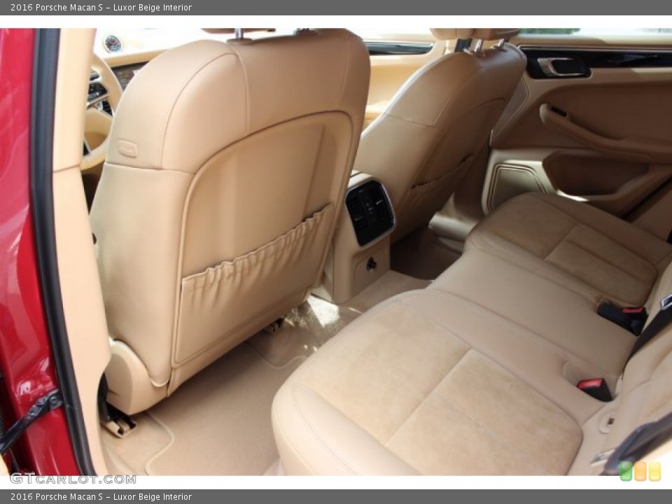 Luxor Beige Interior Rear Seat for the 2016 Porsche Macan S #105467673