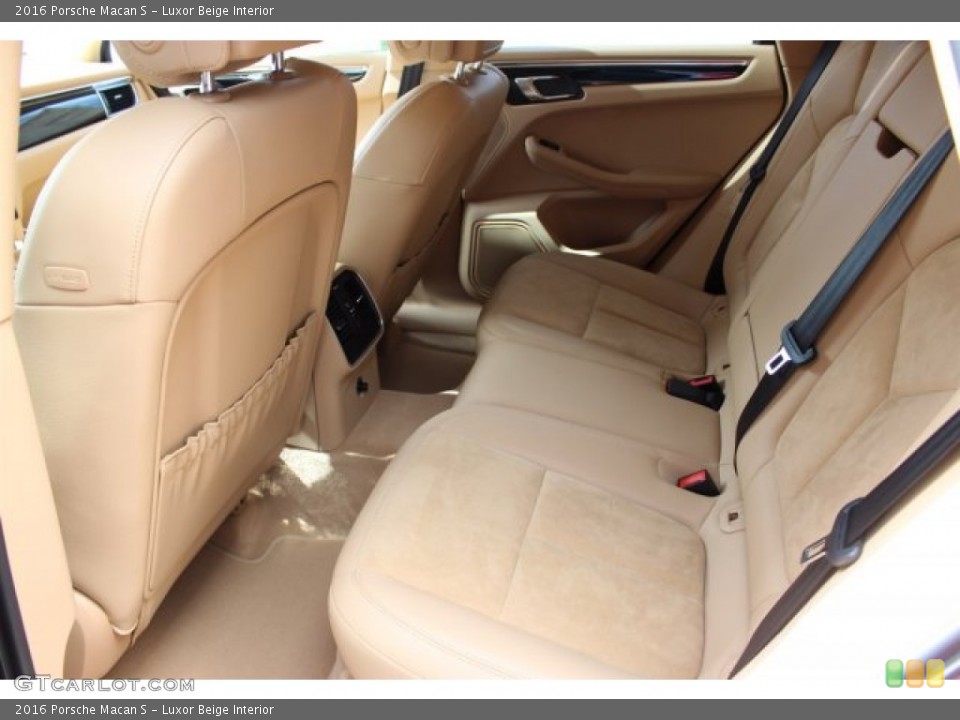 Luxor Beige Interior Rear Seat for the 2016 Porsche Macan S #105467694