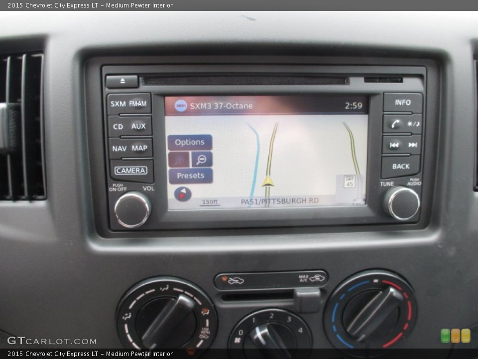 Medium Pewter Interior Navigation for the 2015 Chevrolet City Express LT #105478416
