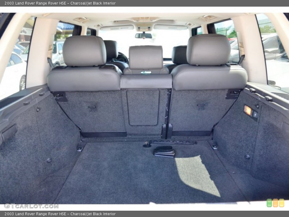 Charcoal/Jet Black Interior Trunk for the 2003 Land Rover Range Rover HSE #105482519