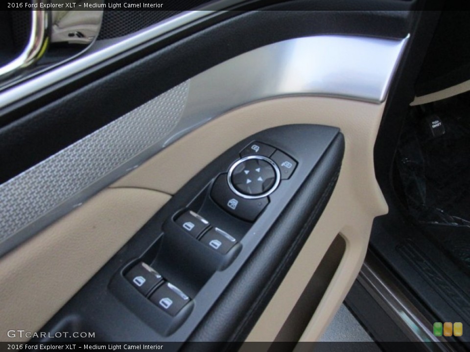 Medium Light Camel Interior Controls for the 2016 Ford Explorer XLT #105487134