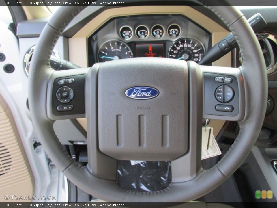 Adobe Interior Steering Wheel for the 2016 Ford F350 Super Duty Lariat Crew Cab 4x4 DRW #105487533