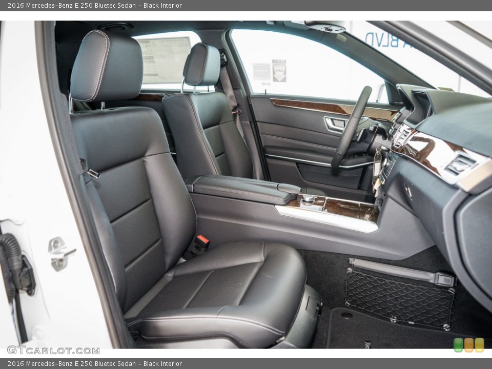 Black Interior Front Seat for the 2016 Mercedes-Benz E 250 Bluetec Sedan #105489412
