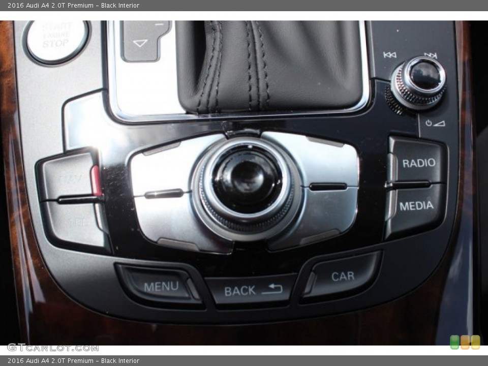 Black Interior Controls for the 2016 Audi A4 2.0T Premium #105492343