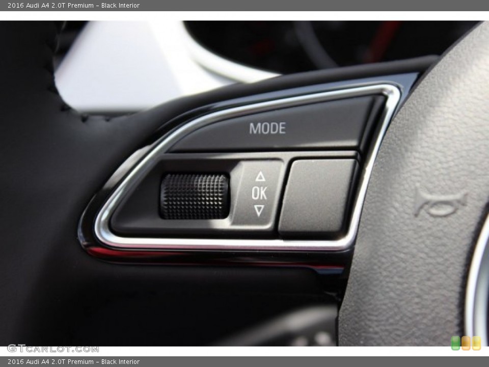 Black Interior Controls for the 2016 Audi A4 2.0T Premium #105492547